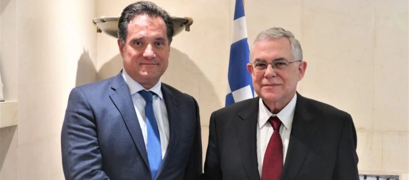 Συνάντηση Λ. Παπαδήμου και Α. Γεωργιάδη για τα νέα έργα στο Ίδρυμα Ιατροβιολογικών Ερευνών